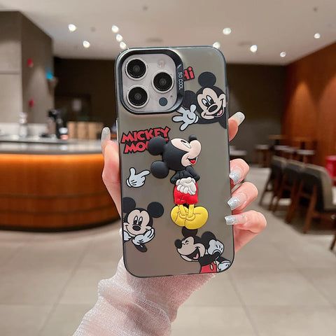 Colorful Printed and 3D Embossed Cartoon Phone Case