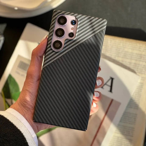 Ultra-Thin Carbon Fiber Texture Matter Phone Case