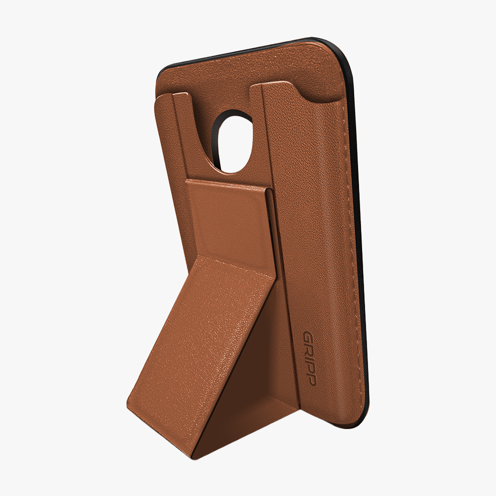 GRIPP Mag Pocket Stand MagSafe Wallet Card Holder - Camel