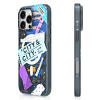 Protective Apple iPhone Back Cover - YOUNGKIT City Series Where Urban Vibes Stick City Sunset Case for iPhone 16 Pro Max - Style 2