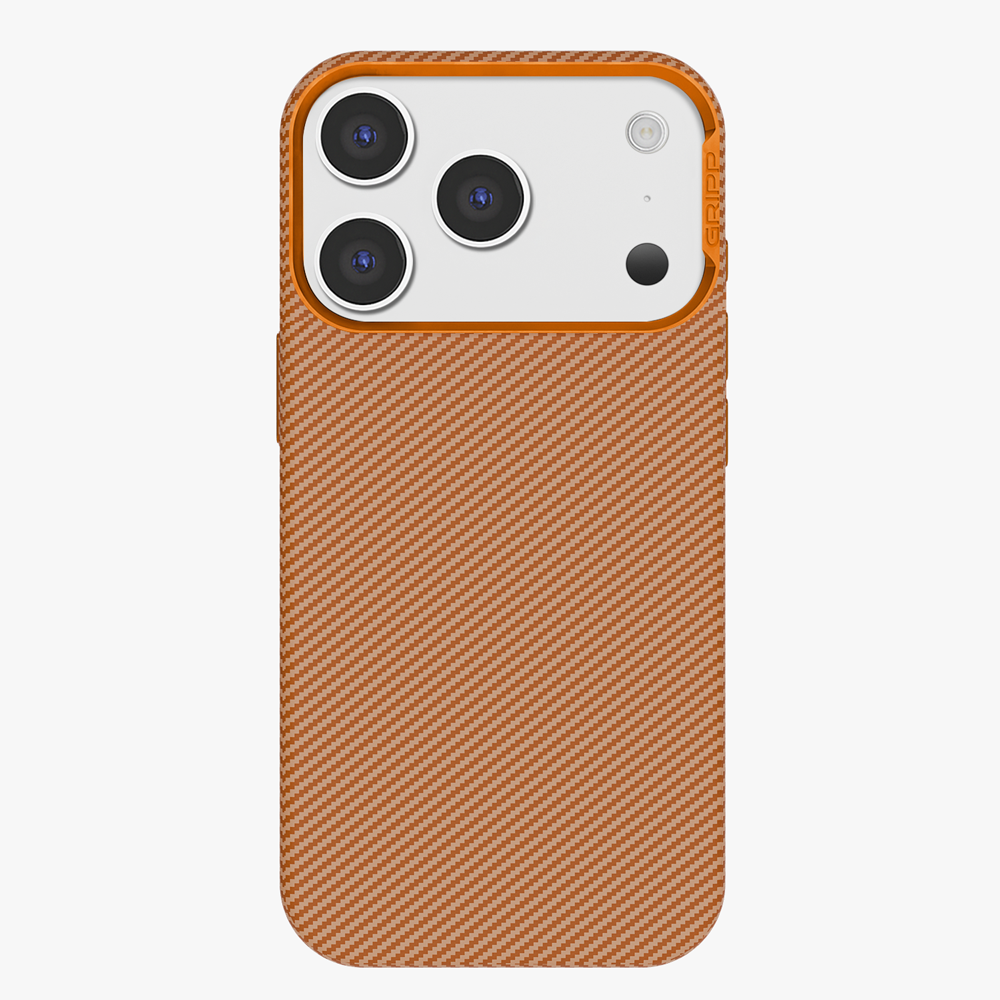 GRIPP Carbon Slim Apple iPhone 17 Pro Max MagSafe Case - Orange