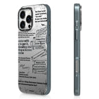 Protective Apple iPhone Back Cover - Youngkit Art Series Classic Poetry Designer Matte Finish Case for iPhone 16 Pro - Style 3