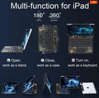 Transparent 360° Rotating iPad Magic Keyboard Mobile Case by CoverMeUp - Style 5