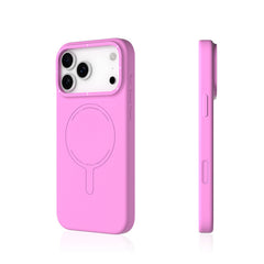 YOUNGKIT Morandi Silicon Case for iPhone 17 Pro Max (PINK)