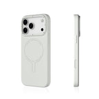 Protective Apple iPhone Back Cover - YOUNGKIT Morandi Silicon Case for iPhone 17 Pro (WHITE) - Style 2