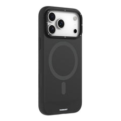 iPhone 17 Pro Max Case | YOUNGKIT Gel Creme Liquid Silicon Camera Stand Series (BLACK)