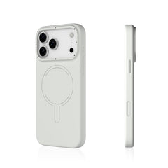 YOUNGKIT Morandi Silicon Case for iPhone 17 Pro Max (WHITE)