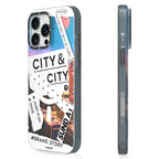 Protective Apple iPhone Back Cover - YOUNGKIT City Series Where Urban Vibes Stick Metro Flow Case for iPhone 16 Pro - Style 2