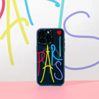 Protective Apple iPhone Back Cover - YOUNGKIT Paris Edition Love of Paris Case for iPhone 15 Pro Max (Black) - Style 7