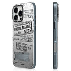 Protective Apple iPhone Back Cover - Youngkit Art Series Vintage Press Designer Matte Finish Case for iPhone 16 Pro - Style 2