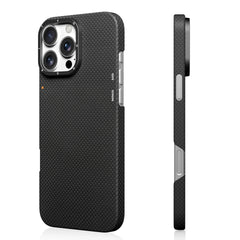 YOUNGKIT Kevlar 1500D Carbon Fibre Extreme Wing Case for iPhone 16 Pro (Black)