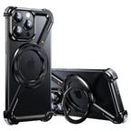 Protective Apple iPhone Back Cover - Luxury Z Shape Metal Case For iPhone - Style 2