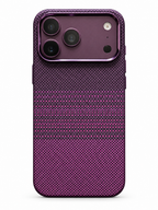 LUXO CARBON MAGSAFE AEROWEAVE CASE - BURGUNDY COLOR FOR IPHONE 18 SERIES