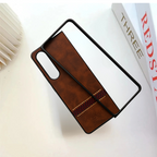 SAMSUNG GALAXY Z FOLD 5 PULOKA LEATHER FALL PROOF CASE COVER Mobile Case by CoverMeUp - Style 2