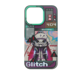 Protective Apple iPhone Back Cover - HD Print Phone case for iPhone Glitch error print - Style 2
