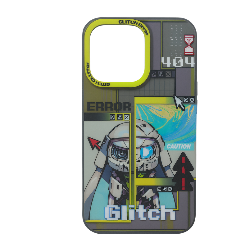 HD Print Phone case for iPhone Glitch error print