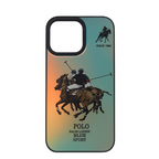 Protective Apple iPhone Back Cover - iPhone 3D fluorescent color changing case Jockey Horse Series - Style 2