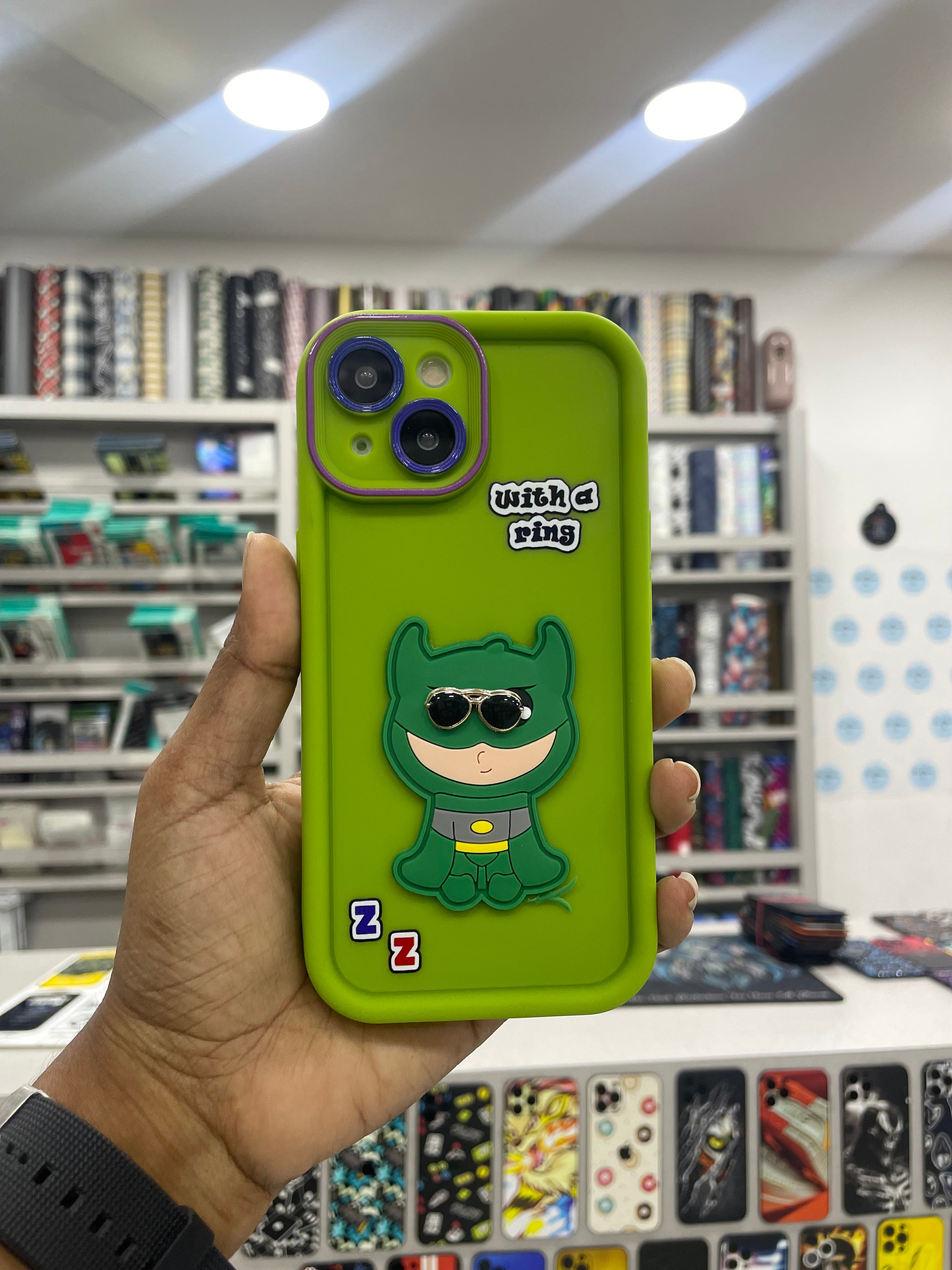Protective Apple iPhone Back Cover - PopCartoon Grip iPhone Case - Style 3