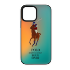 Protective Apple iPhone Back Cover - iPhone 3D fluorescent color changing case Jockey Horse Series - Style 4