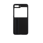 Stylish ABS Flip Phone Case, Anti Fall & Scratch, Easy Control, Unique Appearance, Ideal Lightweight & Durable (Black Carbon Fiber Pattern) Mobile Case by CoverMeUp - Style 3