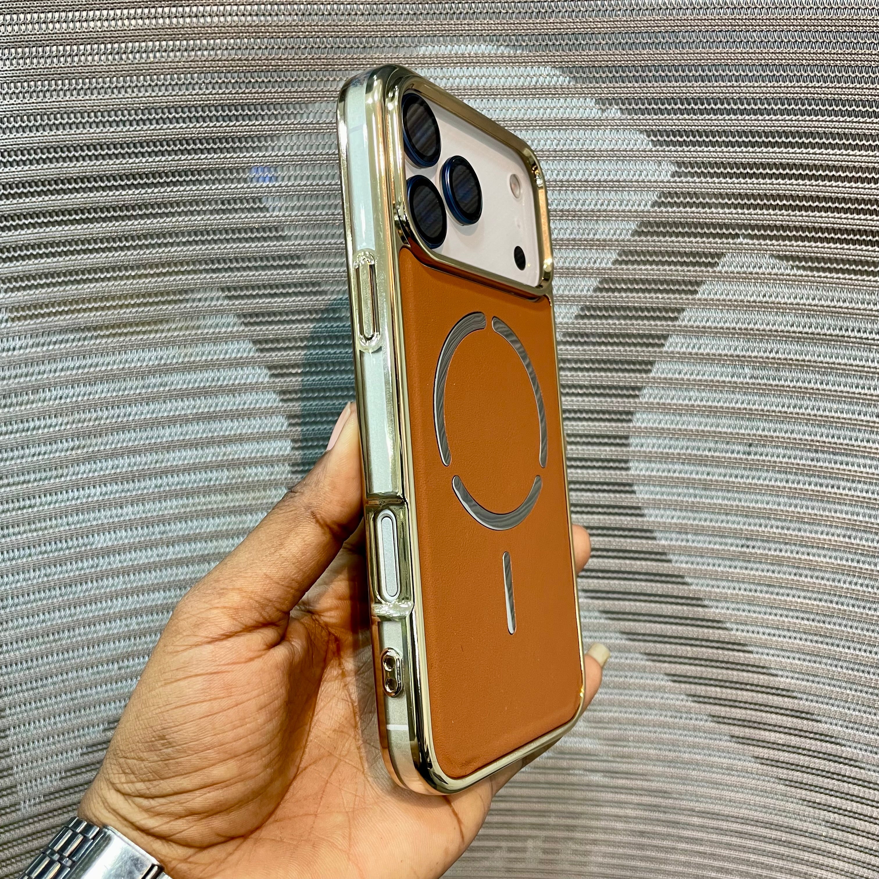 LeatherAura MagSafe Protective iPhone 17 Pro Max Case
