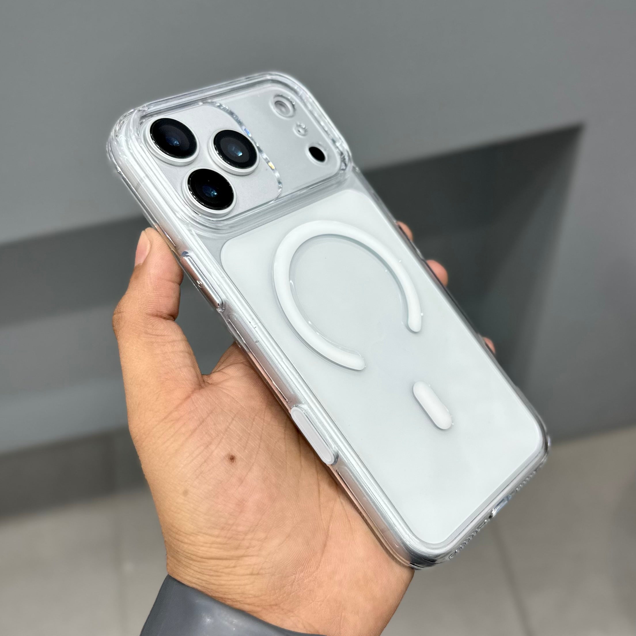CMA CLEAR ARC PRO MAGSAFE AND CAPTURE BUTTON - TRANSPARENT ( No. 2855 ) Mobile Case by CoverMeUp - Style 2