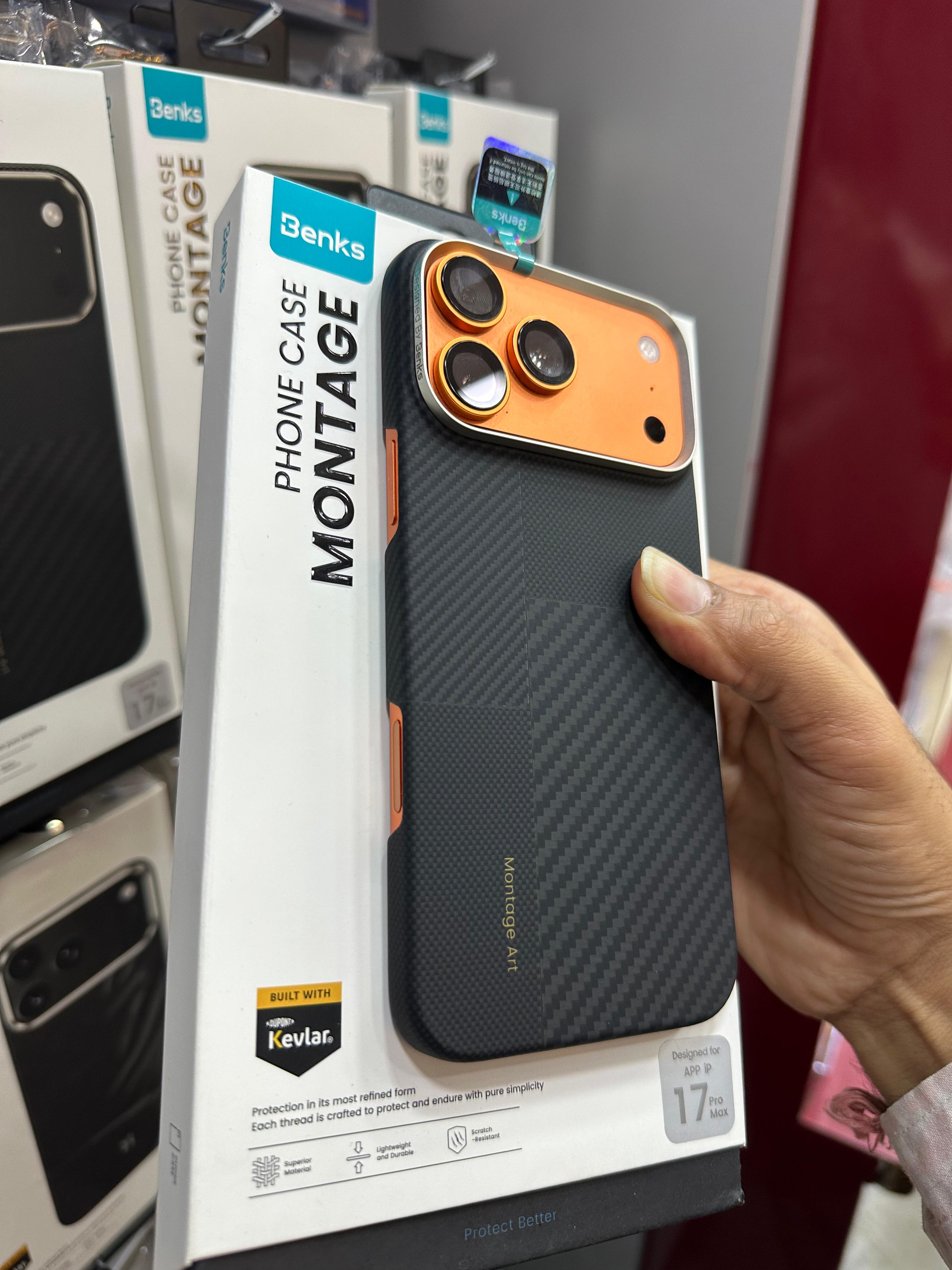 Benks montage armor air case for iPhone 17 Series