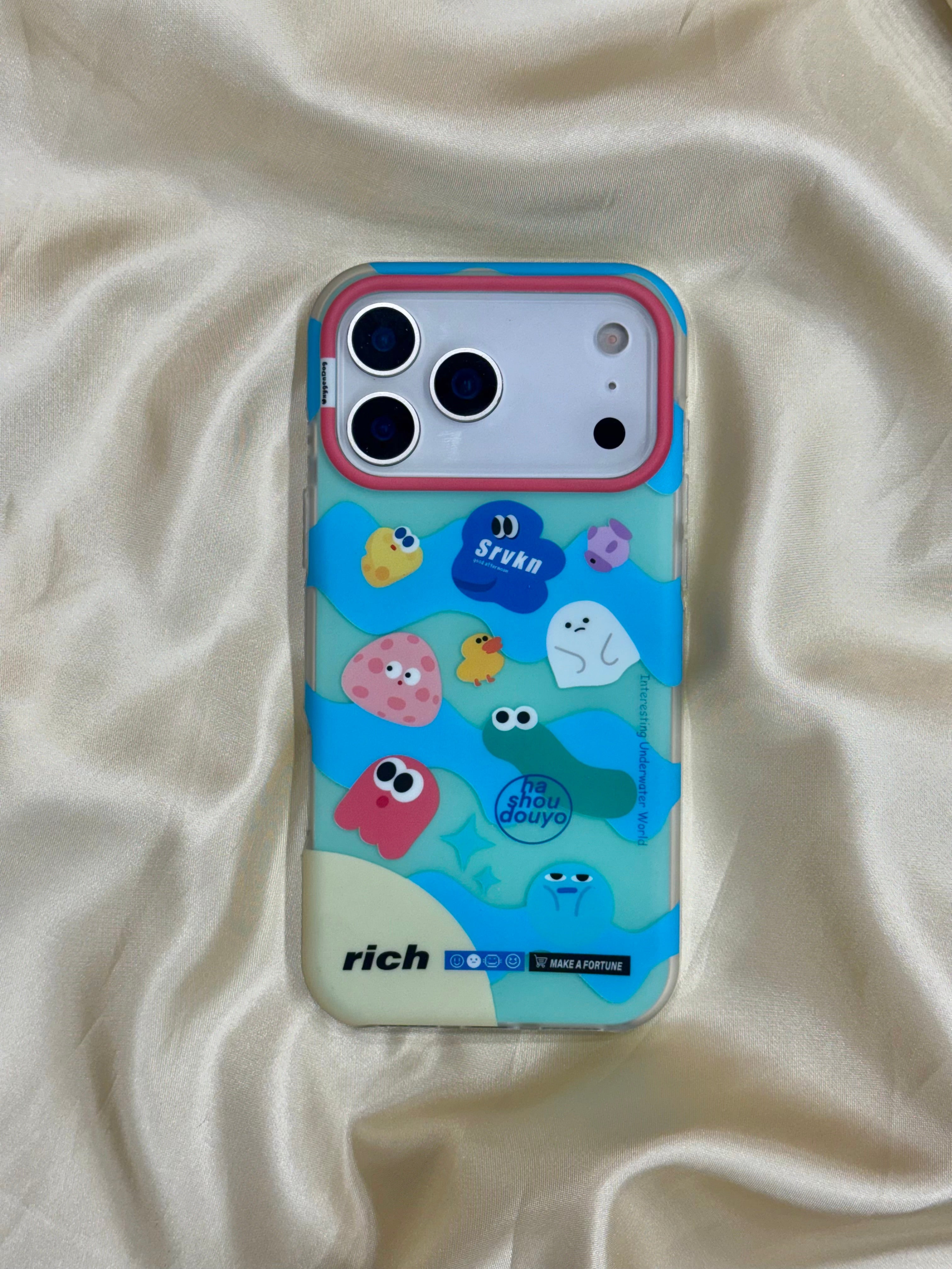 Cartoon Designer Matte Finish Case for iPhone 17 Pro