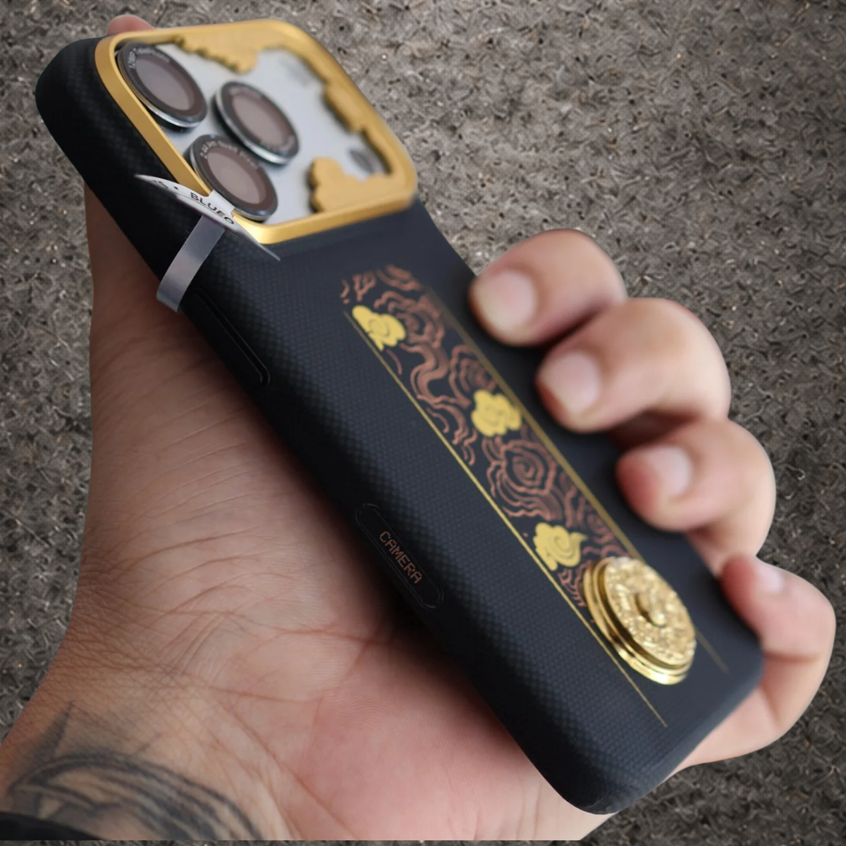 BLUEO AUSPICIOUS SHIFT MANTRA ARAMID FIBER CASE - IPHONE 18 SERIES