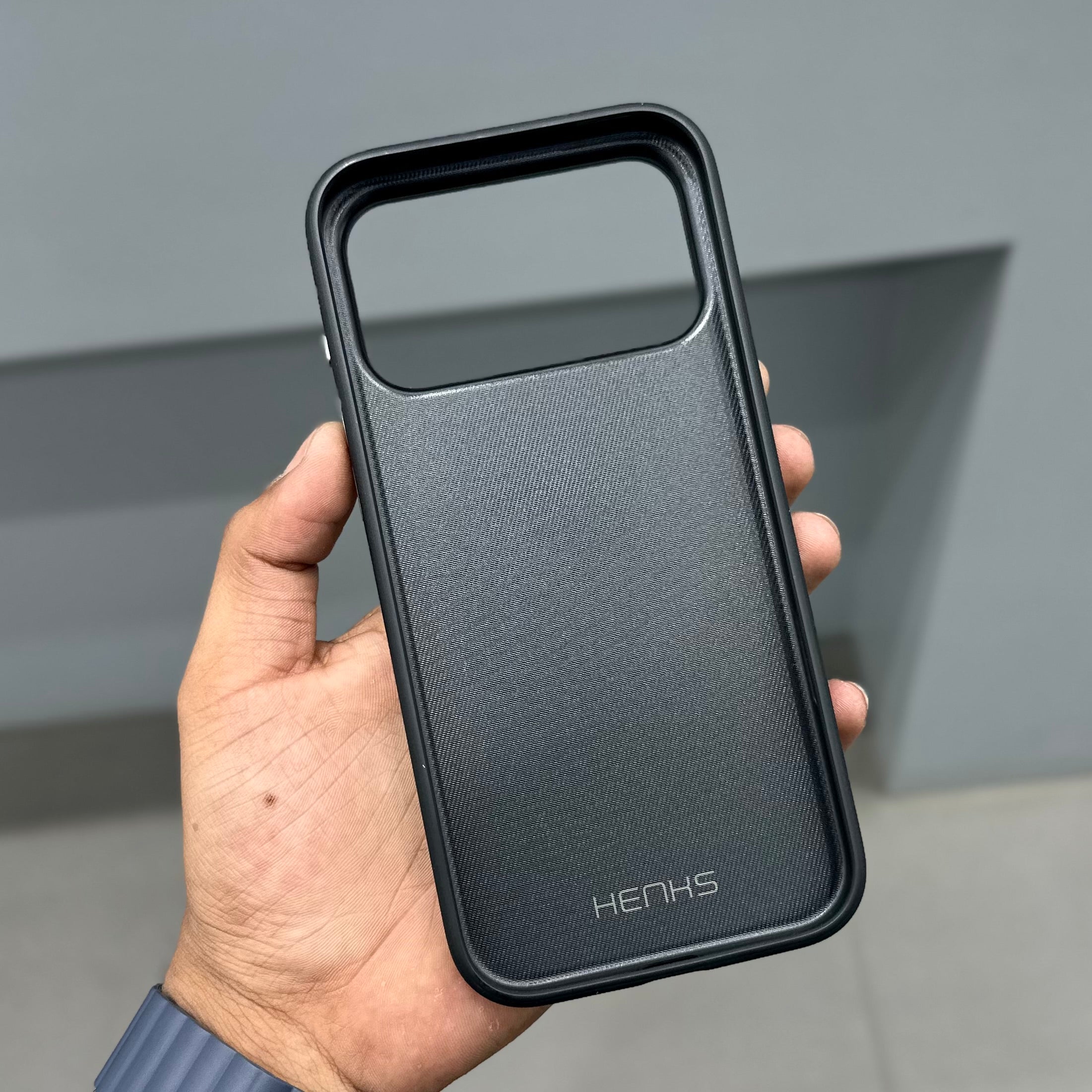 HENKS HAZEL VEGAN LEATHER CASE - BLACK ( No. 3567 )