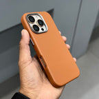 XUNDO R Leather Magsafe Case - Brown ( No. 2252 ) Mobile Case by CoverMeUp - Style 2