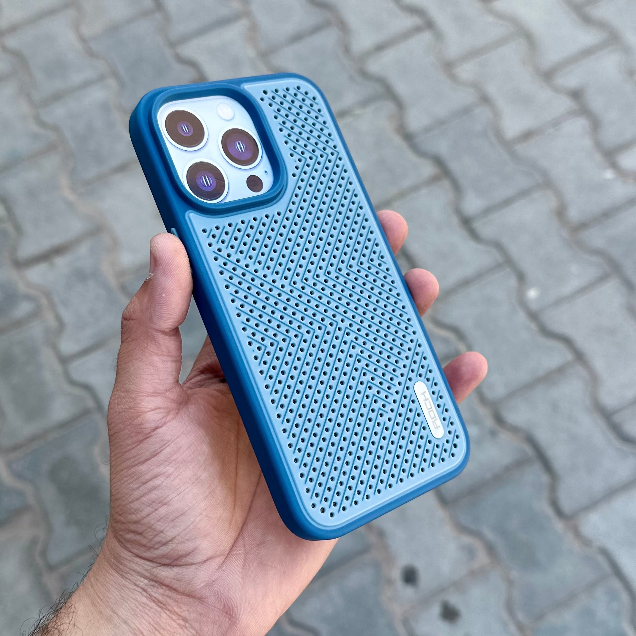 Rock Vent Case-Blue ( No. 1373 ) Mobile Case by CoverMeUp - Style 2