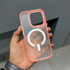 SILKLINE CASE WITH MAGSAFE TPU - PINK ( No. 2648 ) Mobile Case by CoverMeUp - Style 3