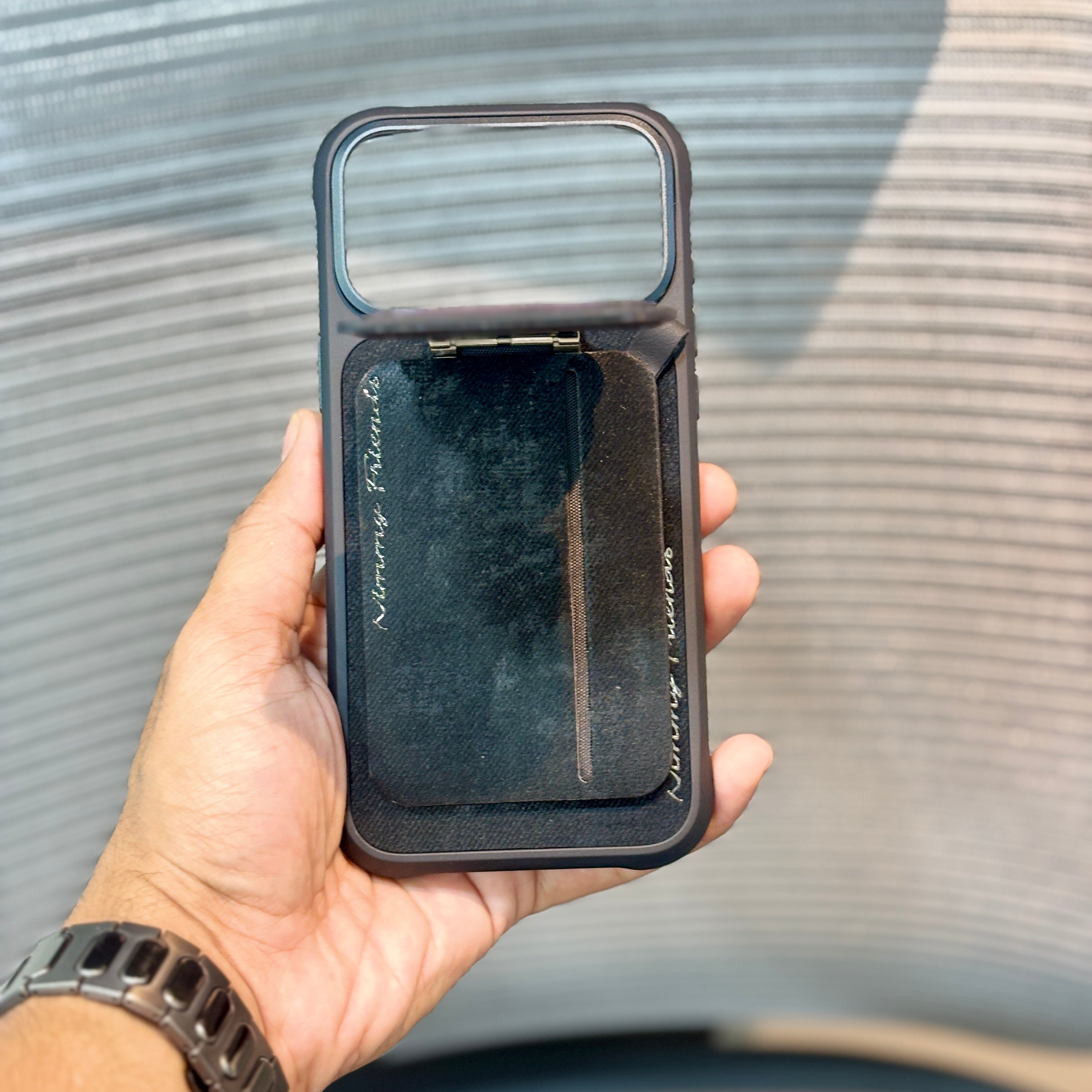 FurEver MagSafe iPhone 17 Pro Max Wallet Stand Case