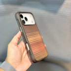 Protective Apple iPhone Back Cover - DesertCarbon MagSafe iPhone 16 Series Case - Style 2