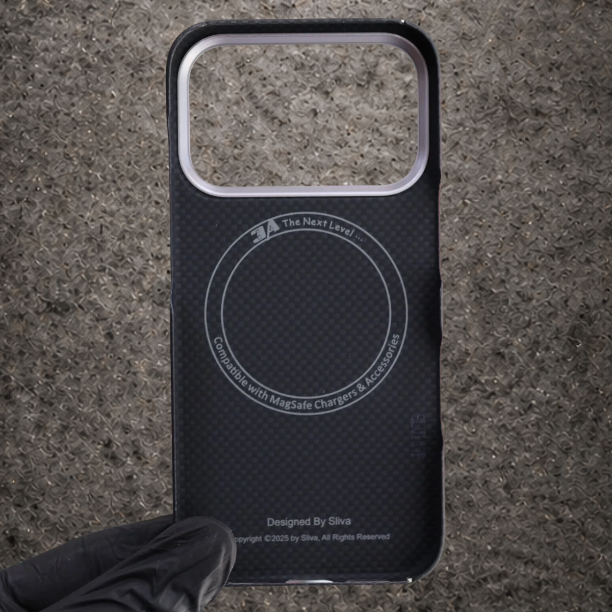 SLIVA i-Kevlar Aramid Fiber Slim Carbon Case