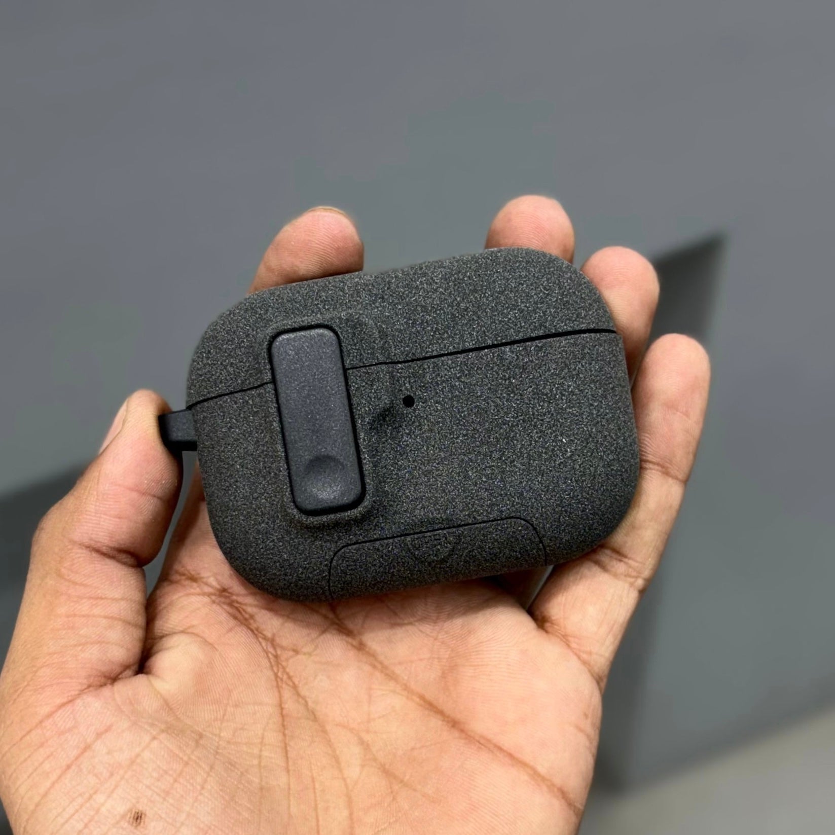SANORK AIRPODS CASE WITH STAND - GREY ( No. 3447 )