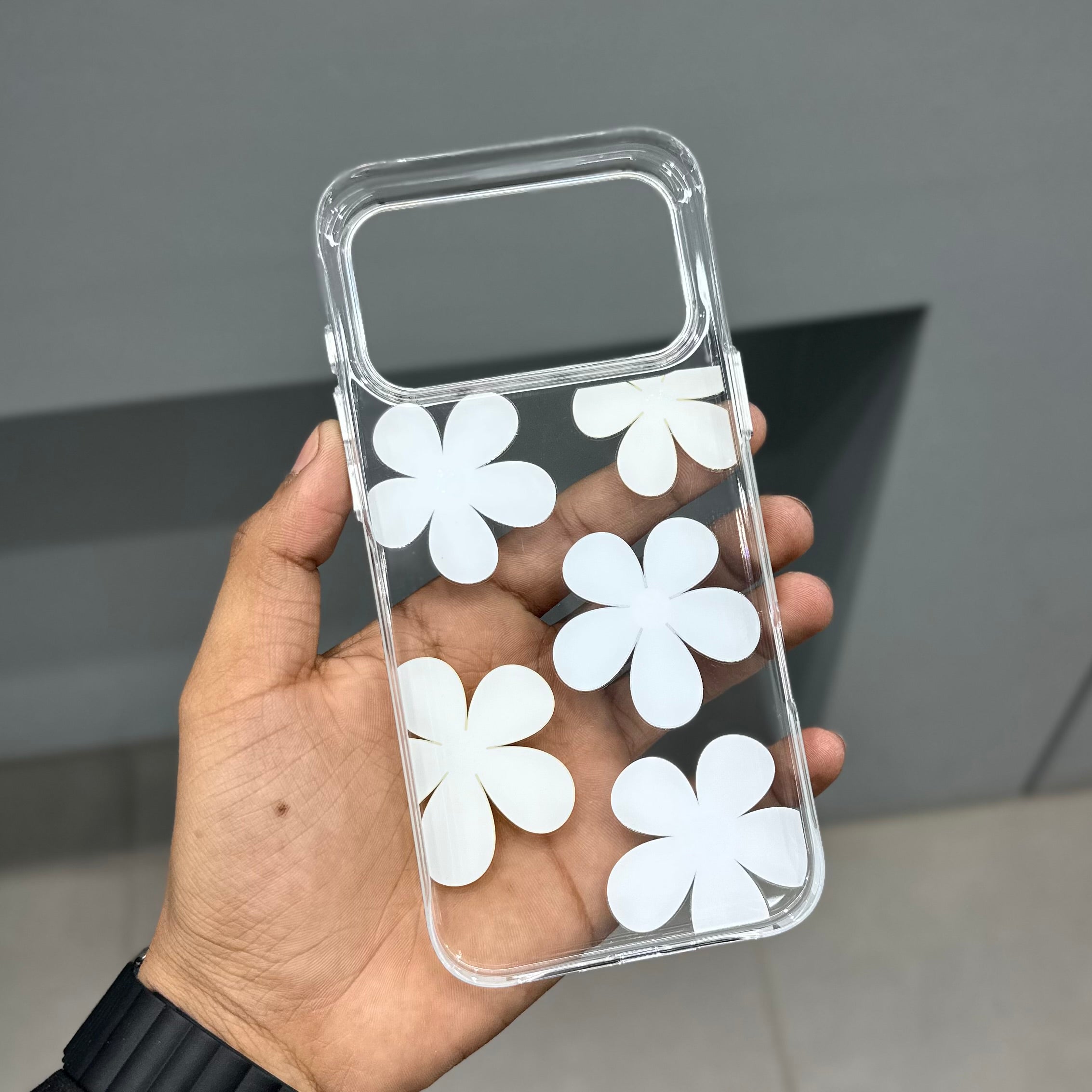 COME FLOWER CASE - WHITE - YELLOW ( No. 2976 )