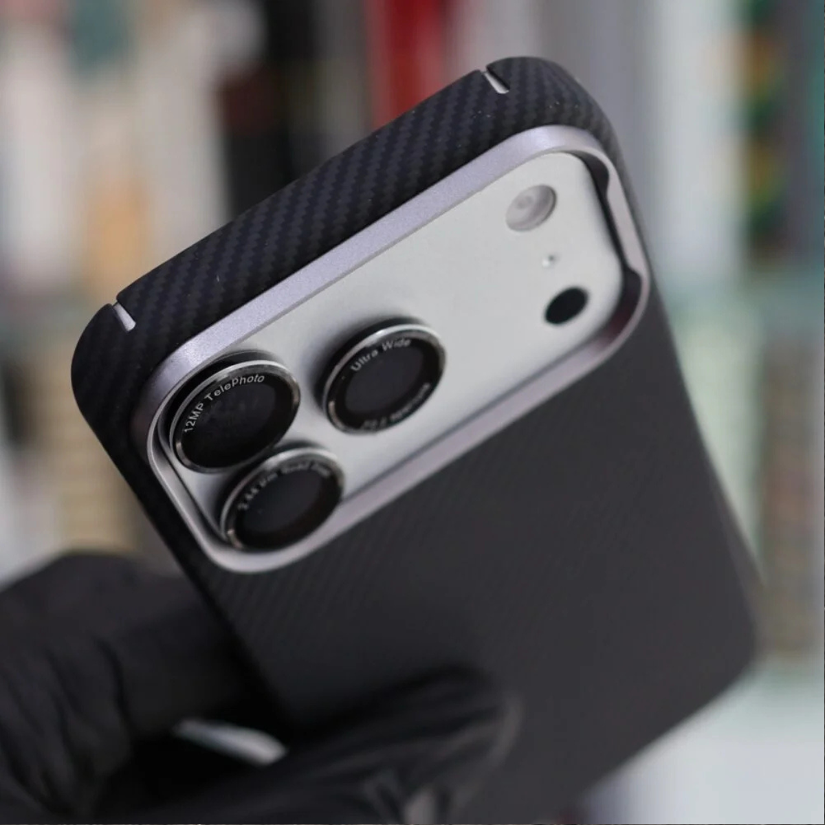 SLIVA i-Kevlar Aramid Fiber Slim Carbon Case