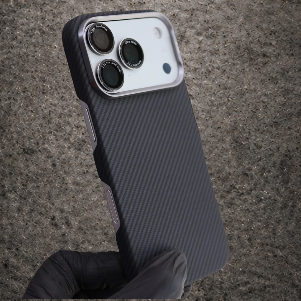 SLIVA i-Kevlar Aramid Fiber Slim Carbon Case