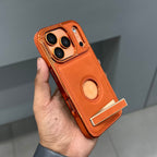 ICON LUXURIOUS WITH STAND - ORANGE ( No. 2597 ) Mobile Case by CoverMeUp - Style 3