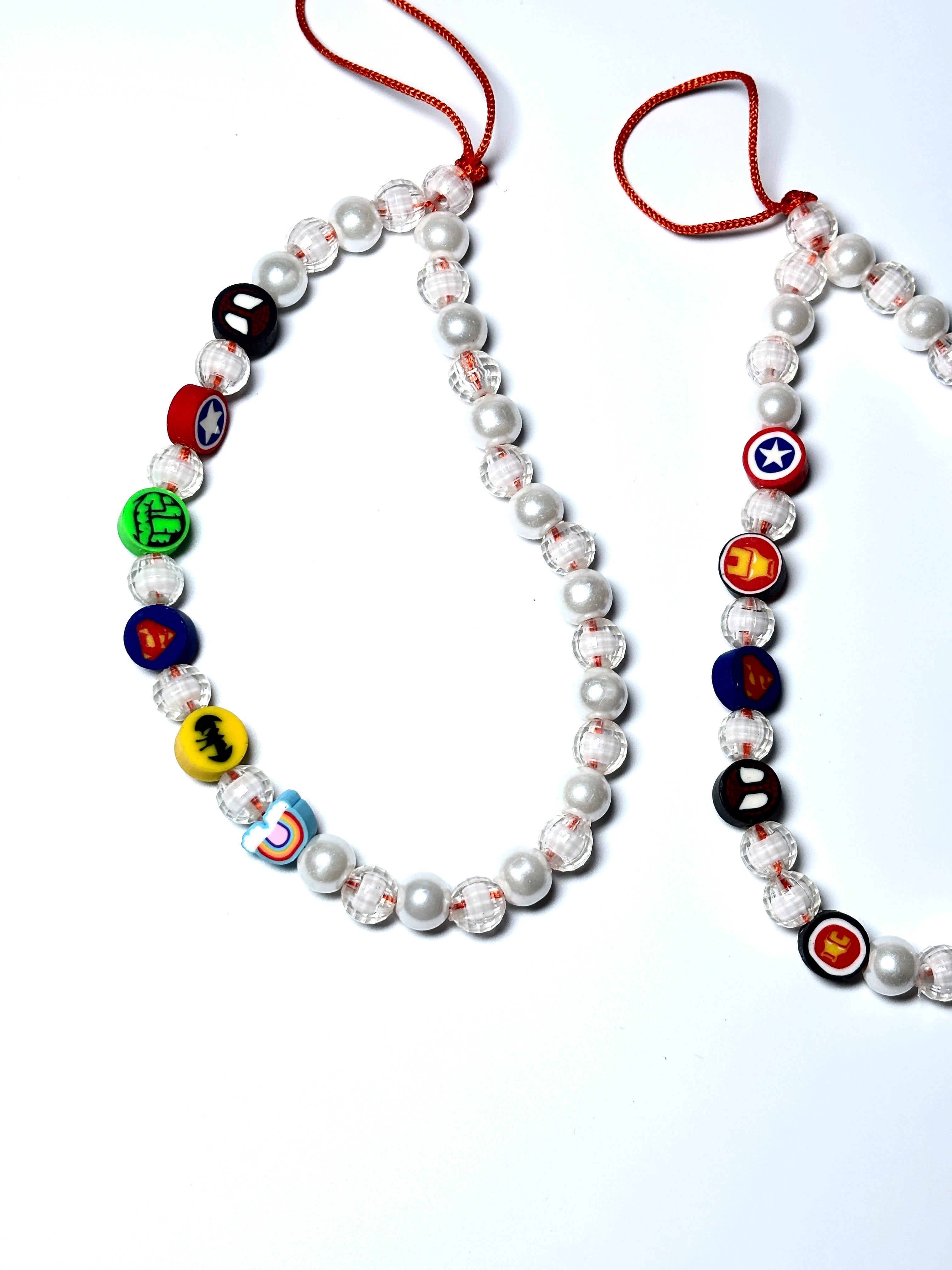 Superhero Phone Charm Strap Mobile Case by CoverMeUp