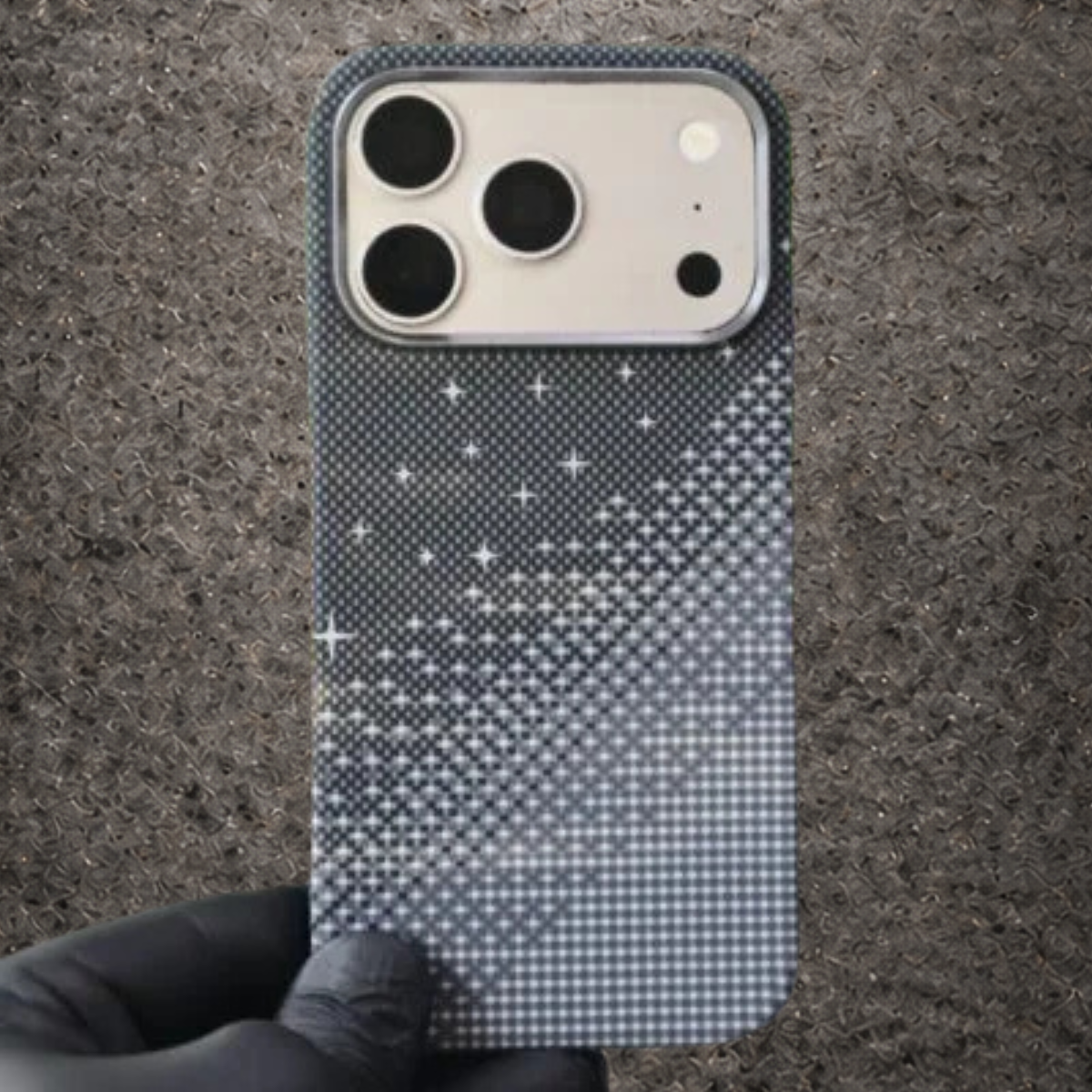 Knit Aramid  Carbon Fiber Magsafe Case