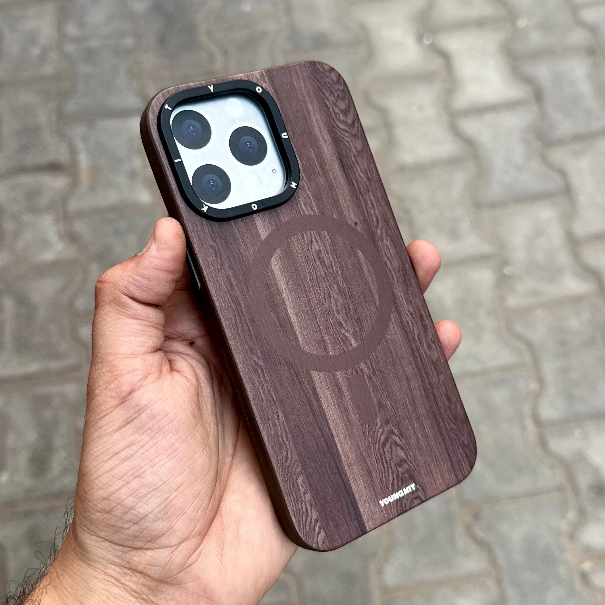Youngkit Wooden Case ( No. 1406 ) Mobile Case by CoverMeUp - Style 4