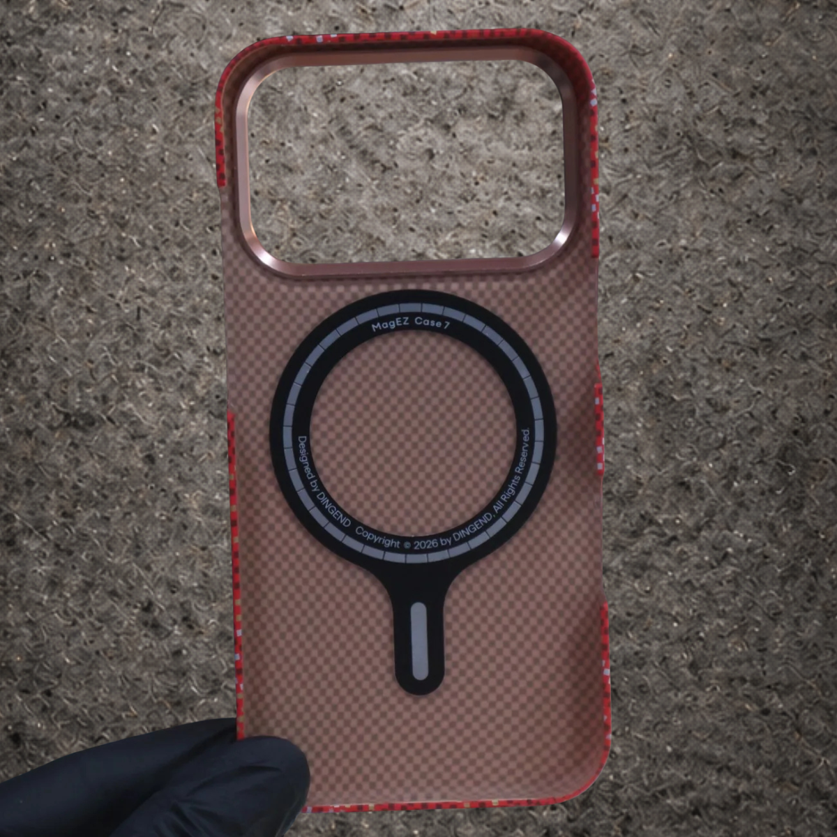 Dingend Carbon Wave Slim Magsafe Case