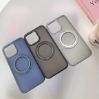 Silicon Shockproof Magsafe Case with kickstand Mobile Case by CoverMeUp - Style 2