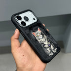 NIMMY FASION SERIES MAGSAFE-BLACK CAT ( No. 3351 )