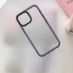 Protective Apple iPhone Back Cover - Clear Cover Compatible for Apple iPhone Crystal-Clear Thin Silicone Case, Yellowing-Resistant Slim Transparent TPU Phone Case - Style 4