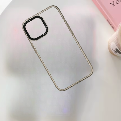 Clear Cover Compatible for Apple iPhone Crystal-Clear Thin Silicone Case, Yellowing-Resistant Slim Transparent TPU Phone Case