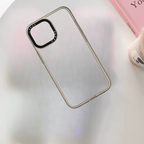 Protective Apple iPhone Back Cover - Clear Cover Compatible for Apple iPhone Crystal-Clear Thin Silicone Case, Yellowing-Resistant Slim Transparent TPU Phone Case - Style 6